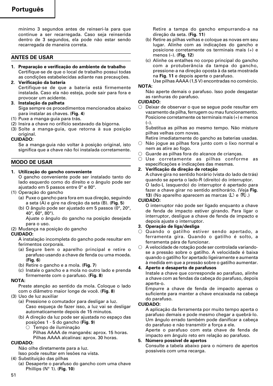 Português | InFocus WH14DM User Manual | Page 52 / 66