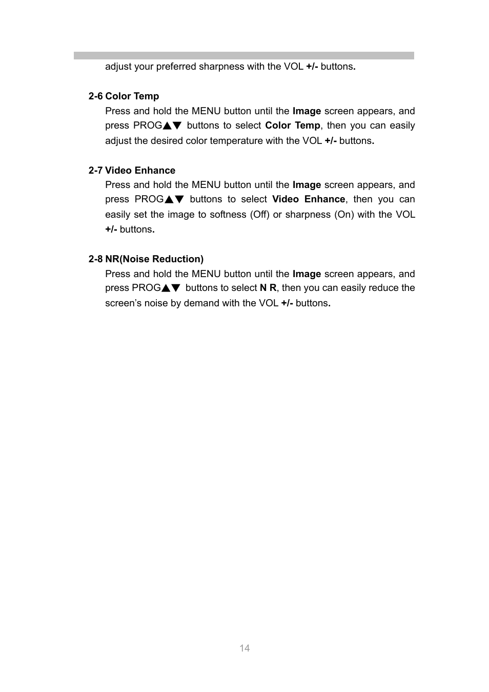 InFocus TD30 User Manual | Page 15 / 23