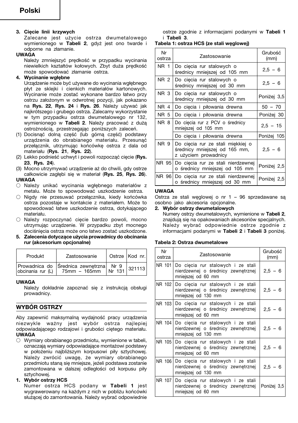 Polski | InFocus CR 13V User Manual | Page 26 / 54