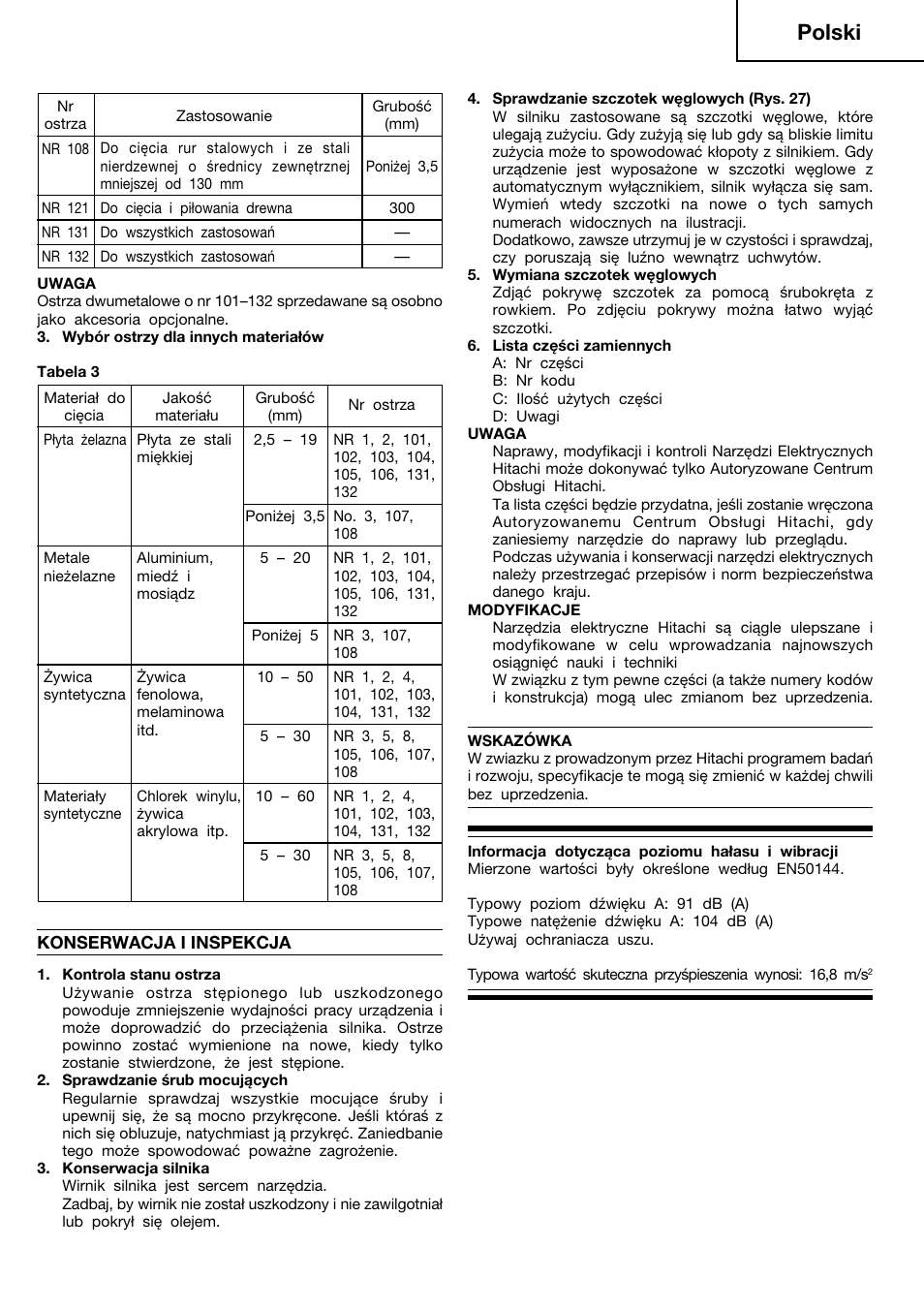 Polski | InFocus CR 13V User Manual | Page 27 / 54