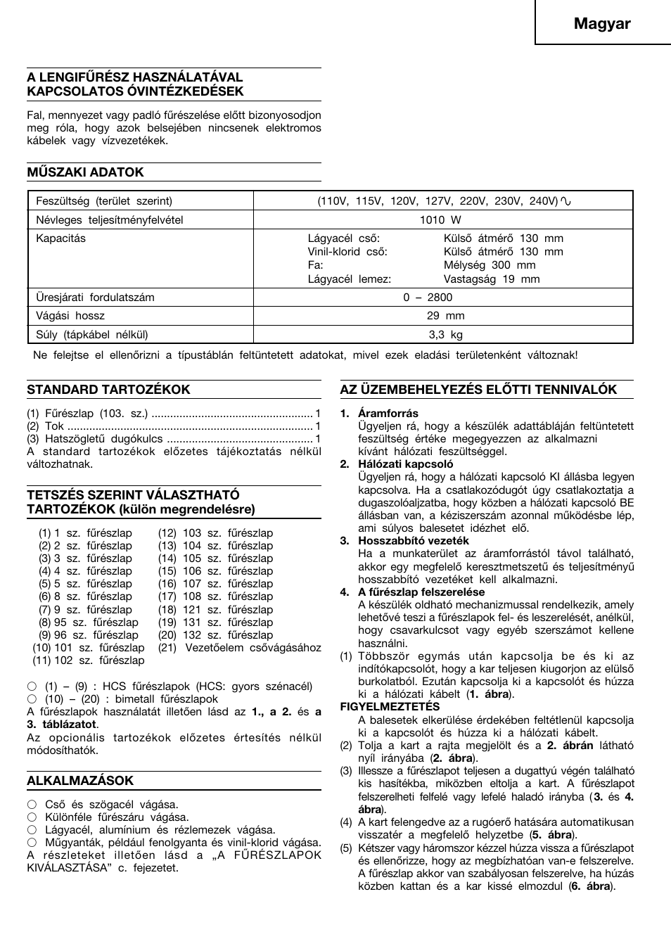 Magyar | InFocus CR 13V User Manual | Page 29 / 54