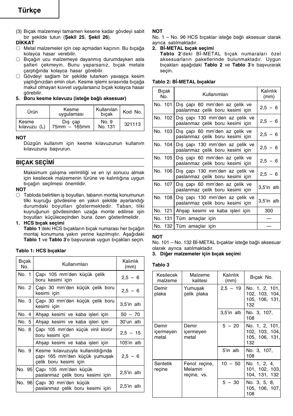 Türkçe | InFocus CR 13V User Manual | Page 42 / 54