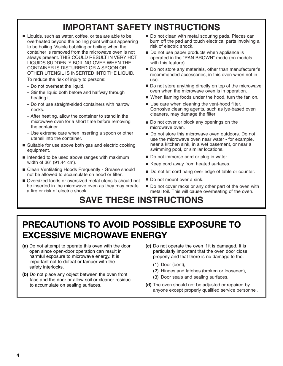 Inglis Home Appliances IOR14XR User Manual | Page 4 / 16