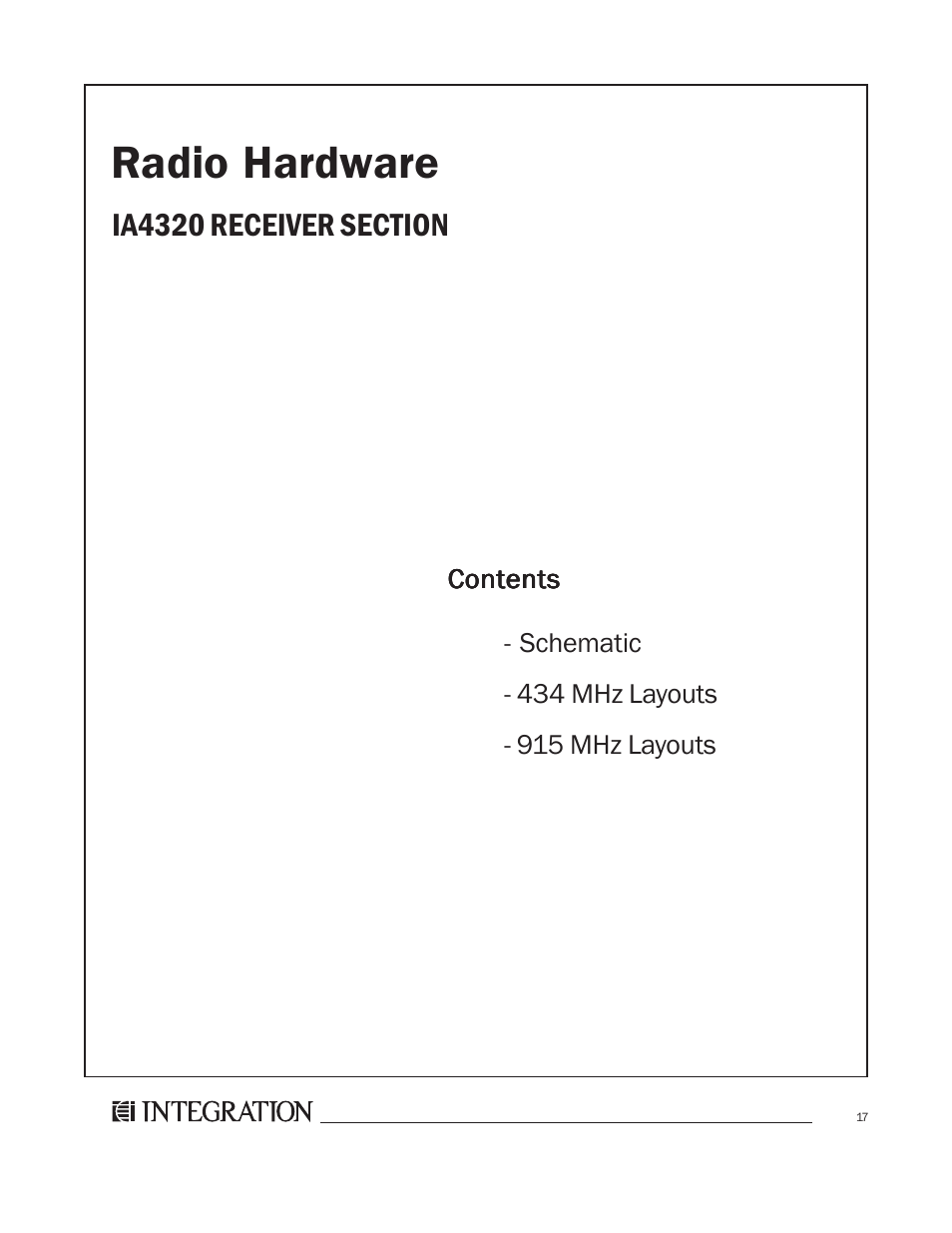 Integration 2.0r User Manual | Page 21 / 26