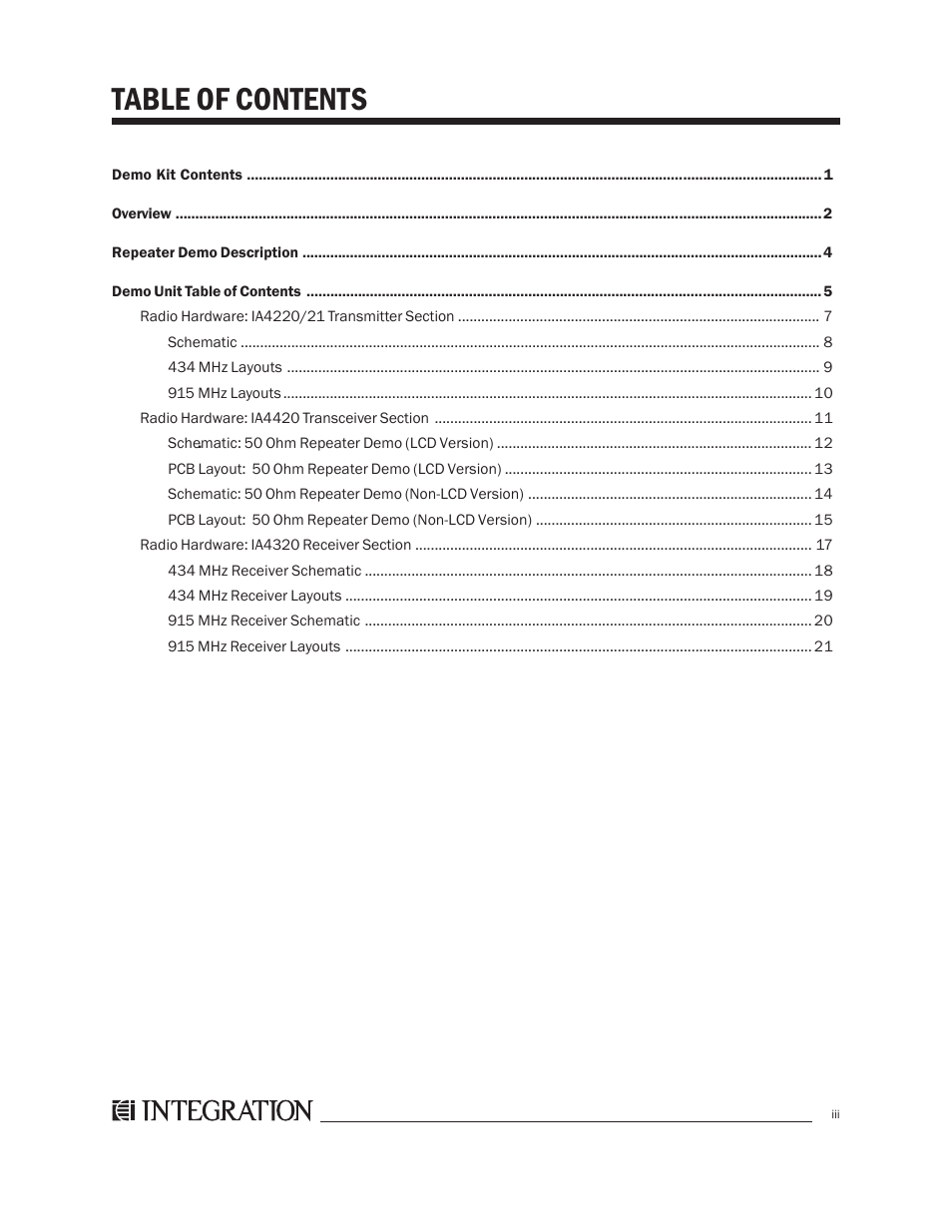 Integration 2.0r User Manual | Page 4 / 26