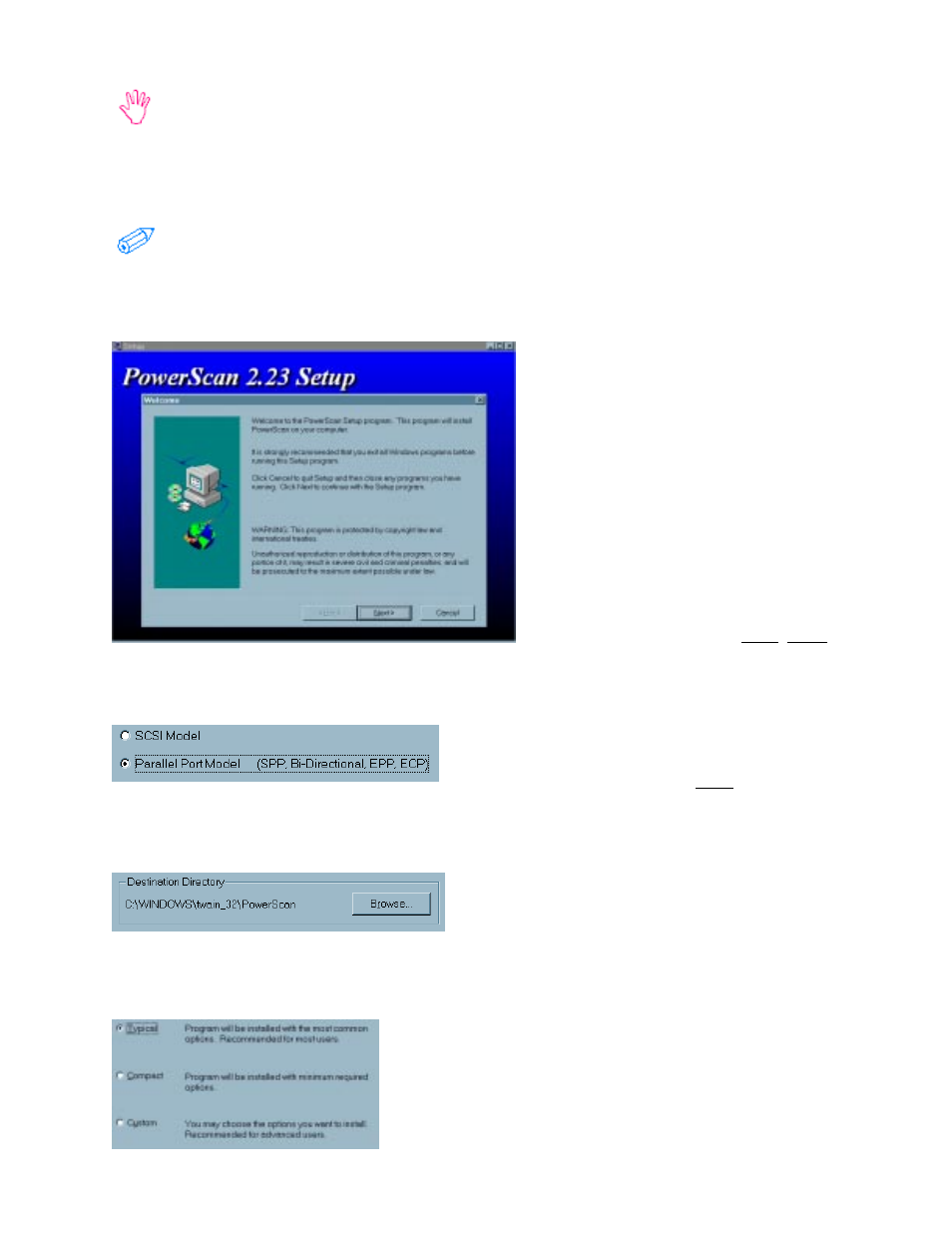 Scanner driver | IBM Ricoh FB750 User Manual | Page 13 / 66