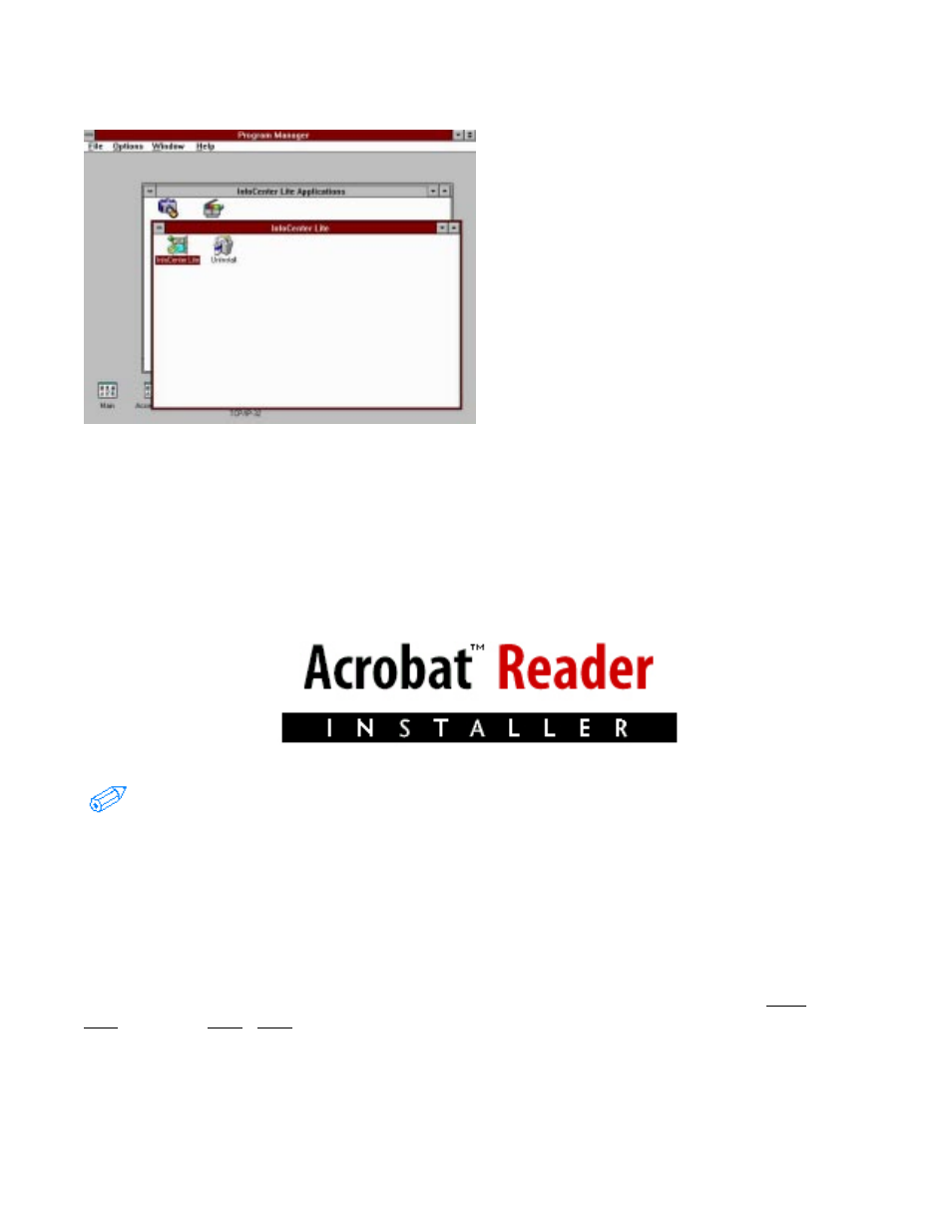 Adobe acrobat reader, Installation paths, Adobe acrobat reader installation paths | IBM Ricoh FB750 User Manual | Page 20 / 66