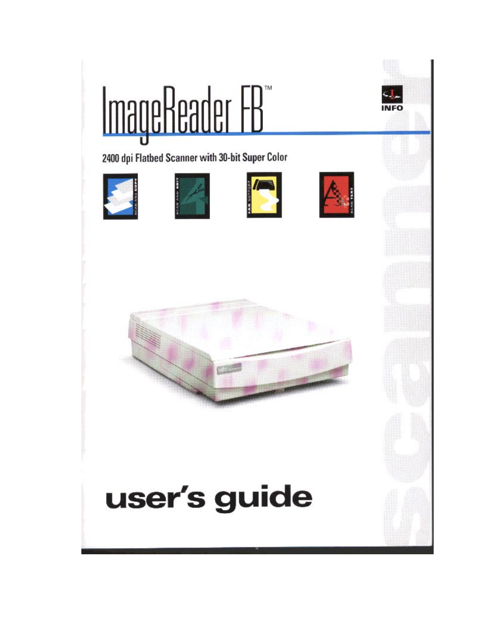 IBM Ricoh ImageReader FB 2400 dpi User Manual | 27 pages