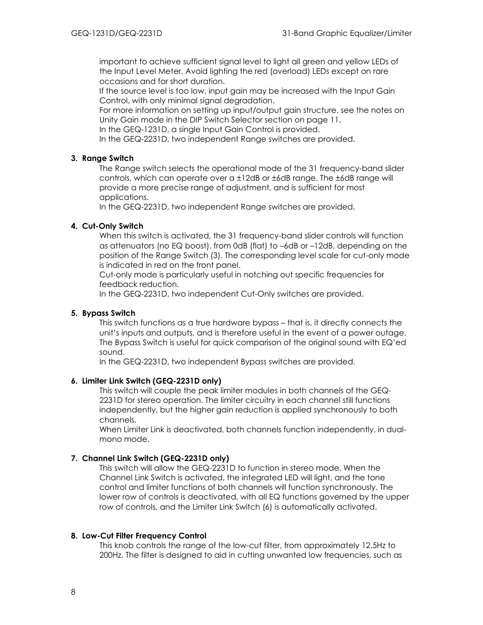 Intermec GEQ-2231D User Manual | Page 8 / 19