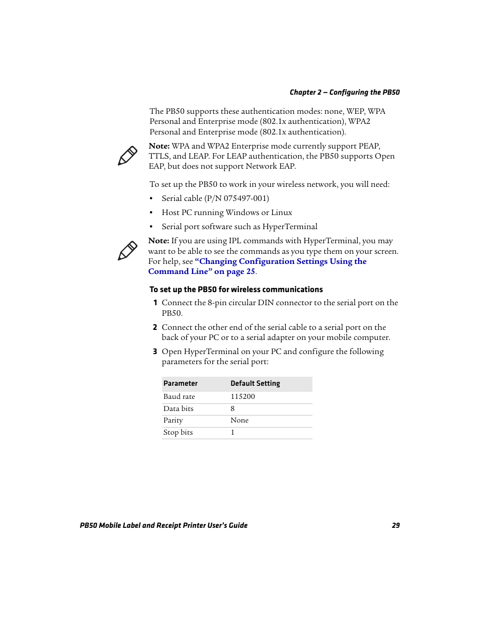 Intermec PB50 User Manual | Page 39 / 72