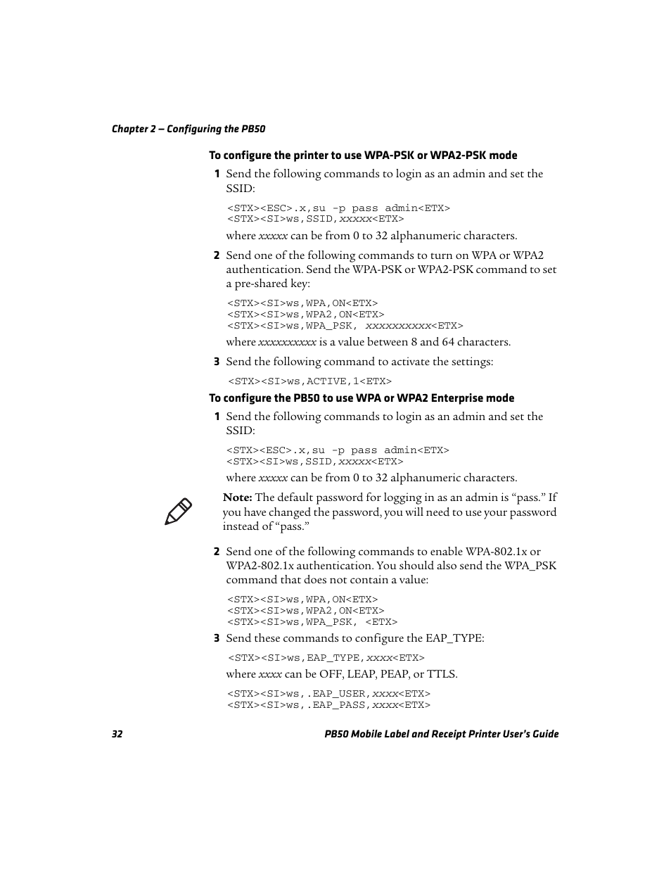Intermec PB50 User Manual | Page 42 / 72