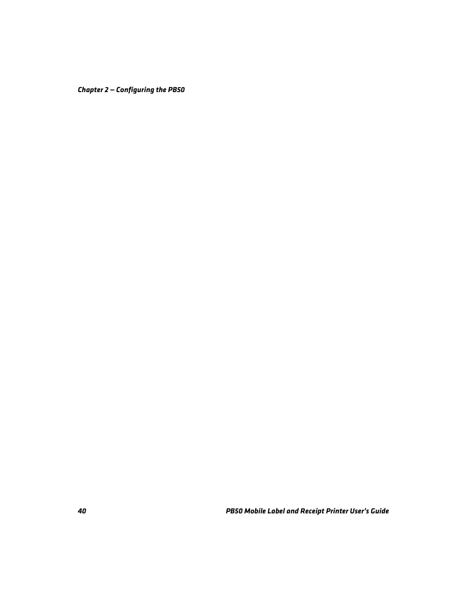 Intermec PB50 User Manual | Page 50 / 72