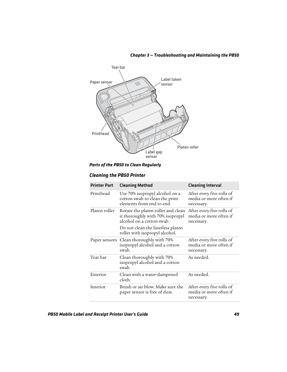 Intermec PB50 User Manual | Page 59 / 72