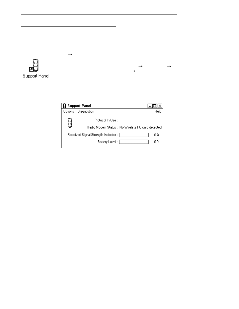 Support panel | Intermec 6620 User Manual | Page 106 / 146