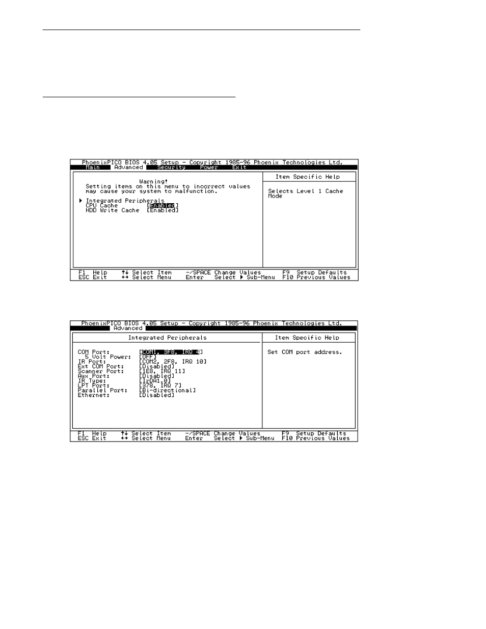 Advanced | Intermec 6620 User Manual | Page 120 / 146