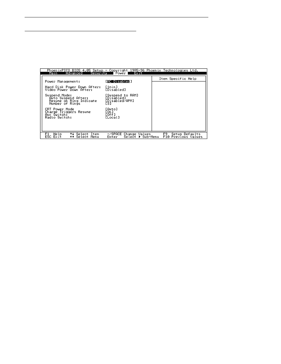 Power | Intermec 6620 User Manual | Page 124 / 146