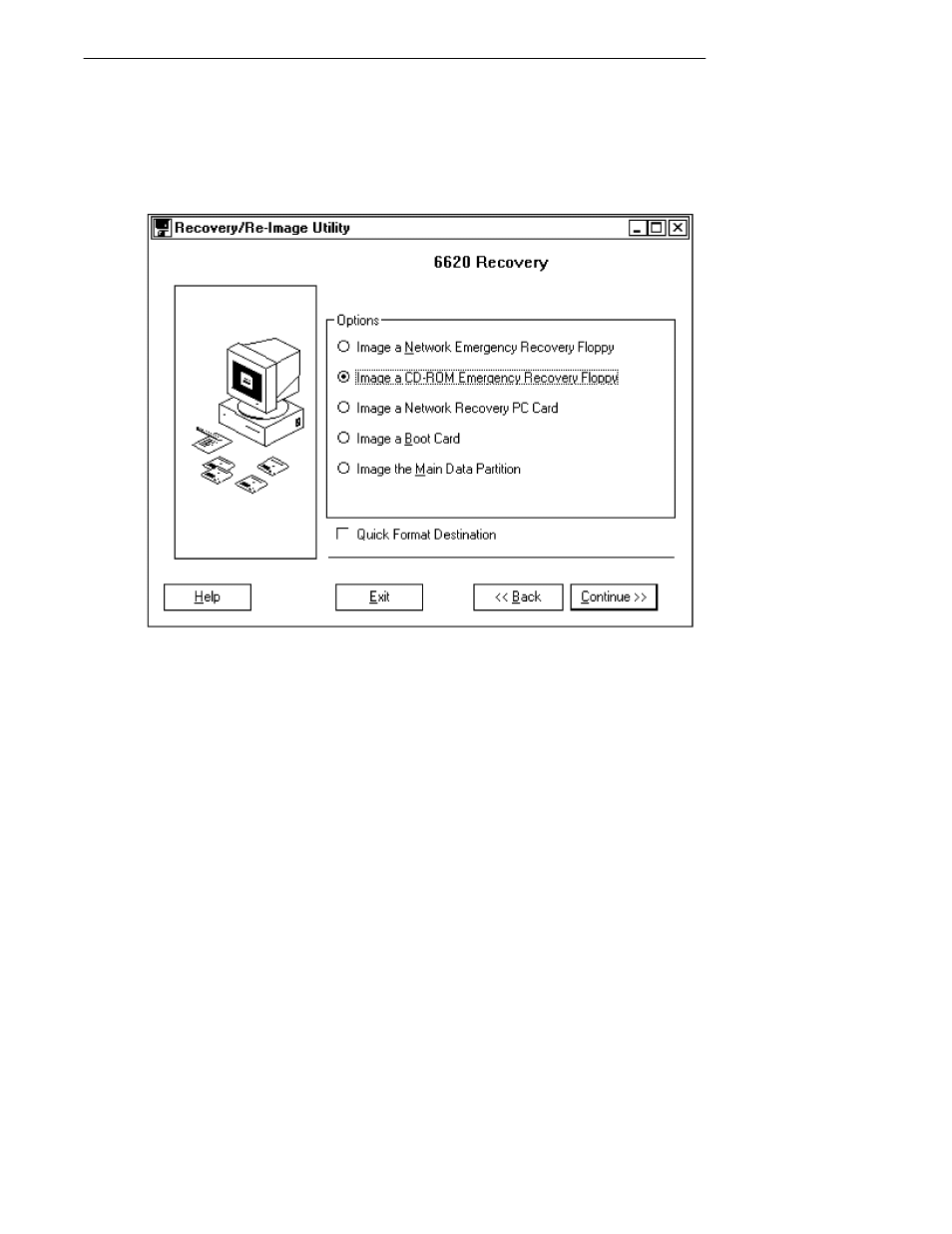 Cd-rom emergency recovery floppy | Intermec 6620 User Manual | Page 76 / 146
