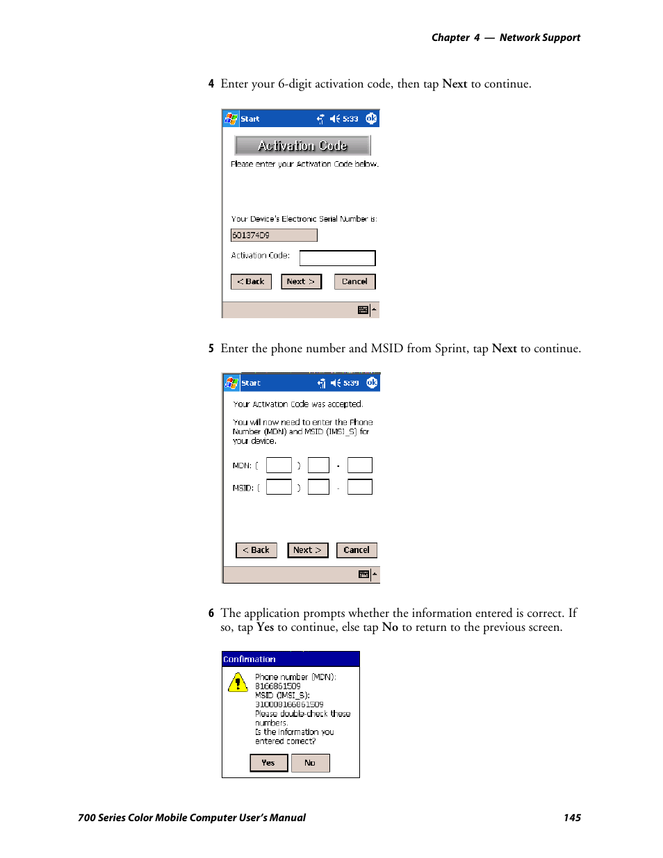 Intermec 700 User Manual | Page 169 / 452