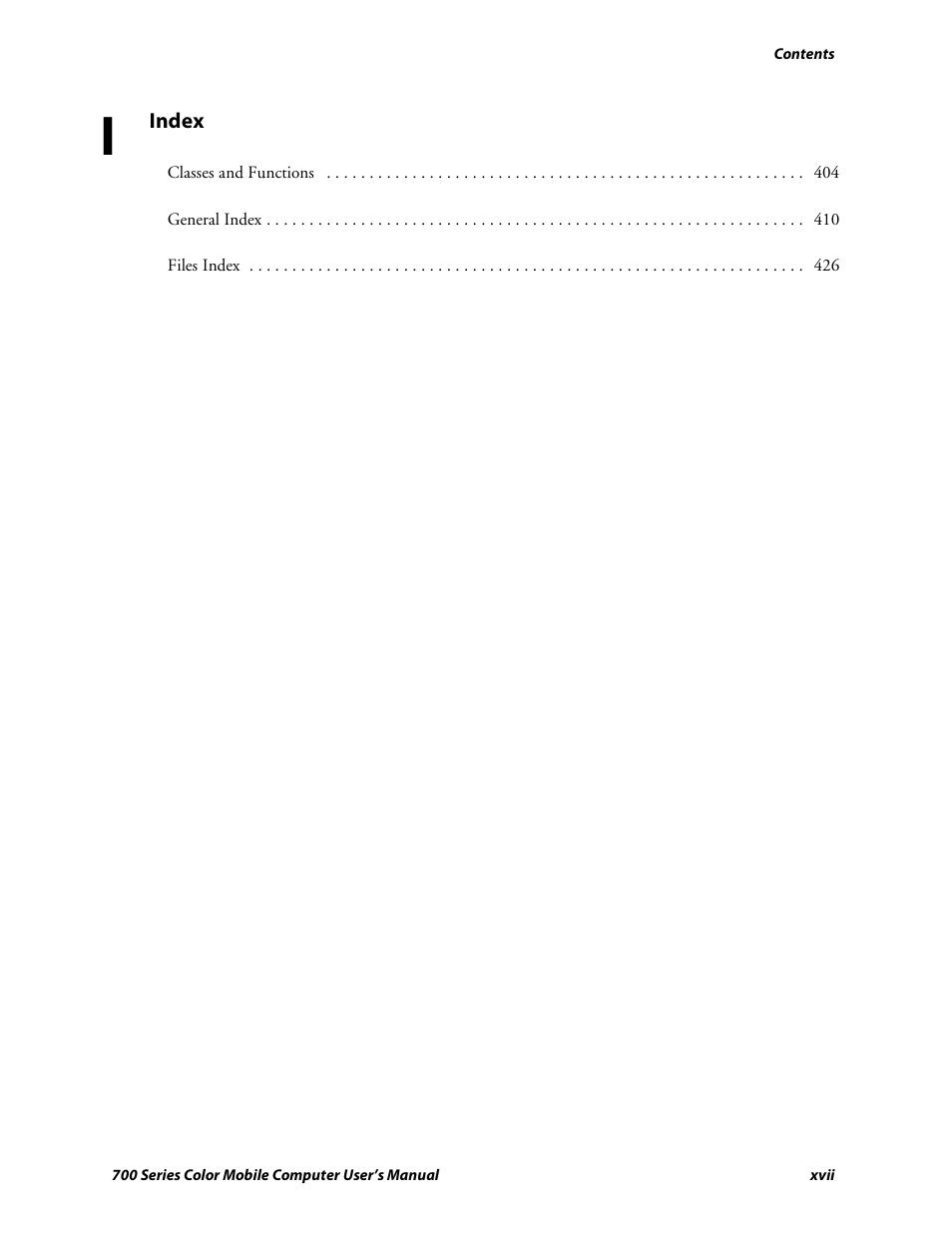 Intermec 700 User Manual | Page 17 / 452