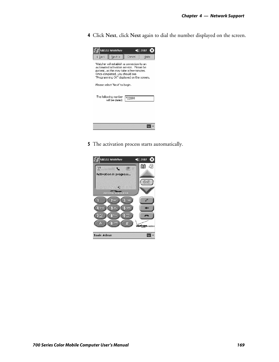 Intermec 700 User Manual | Page 193 / 452