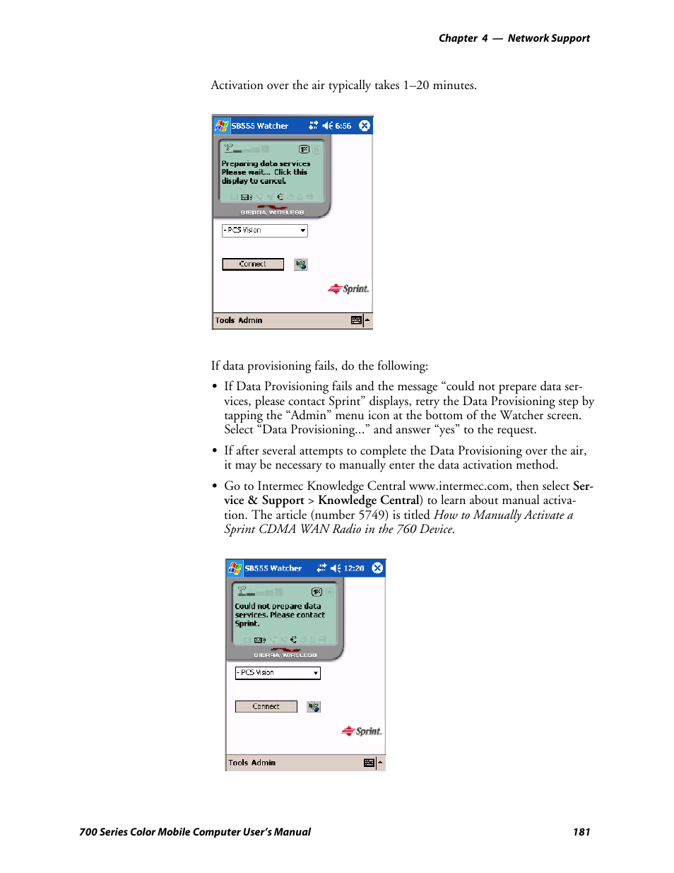 Intermec 700 User Manual | Page 205 / 452