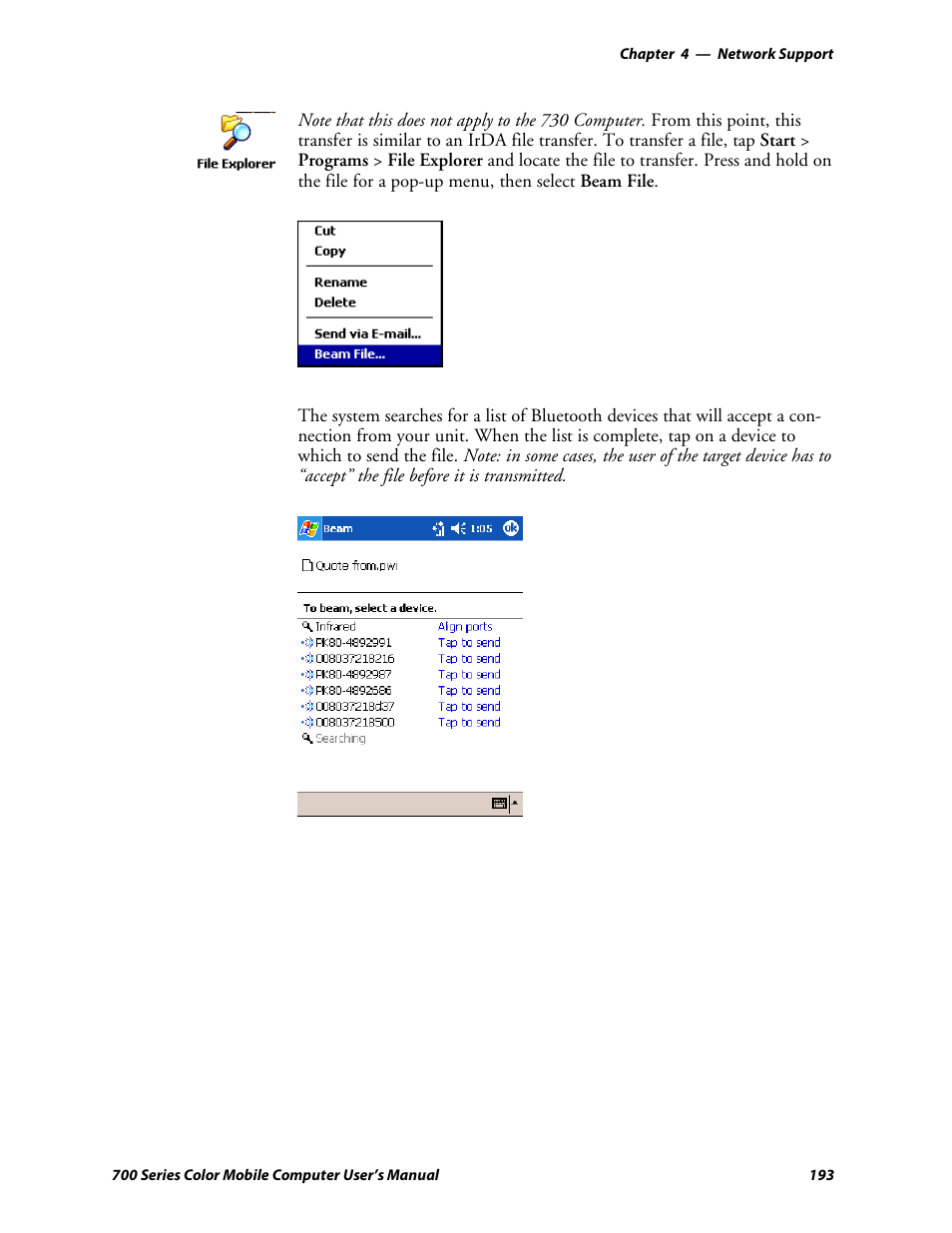 Intermec 700 User Manual | Page 217 / 452