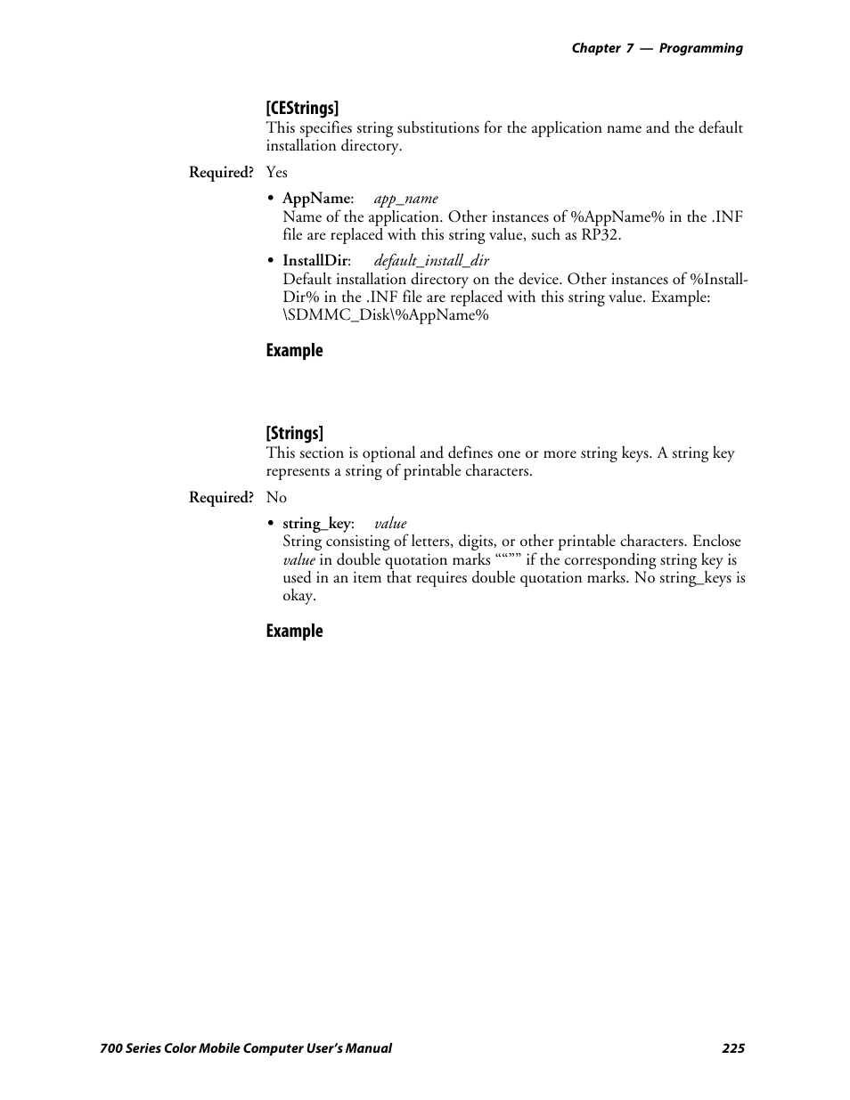 Intermec 700 User Manual | Page 249 / 452
