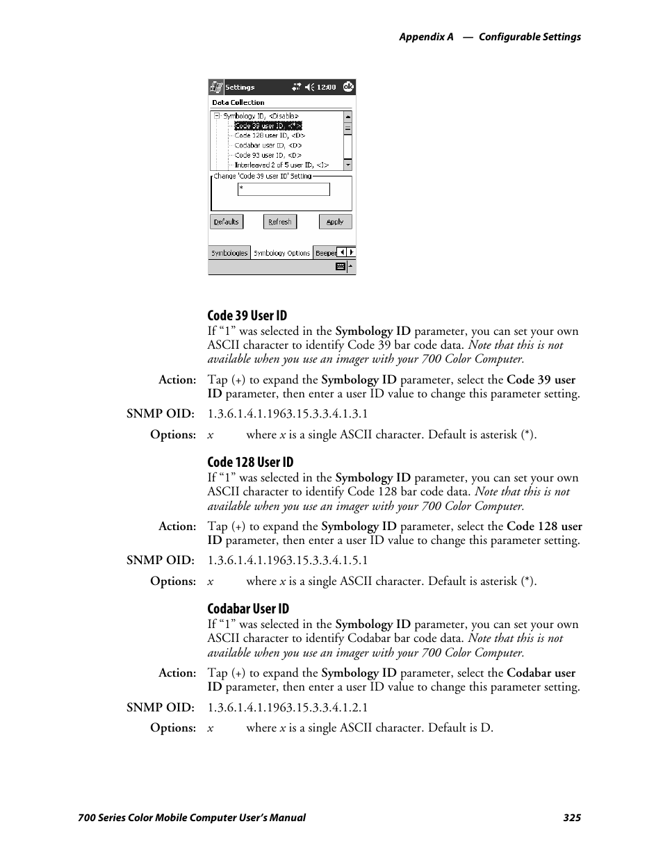 Intermec 700 User Manual | Page 349 / 452
