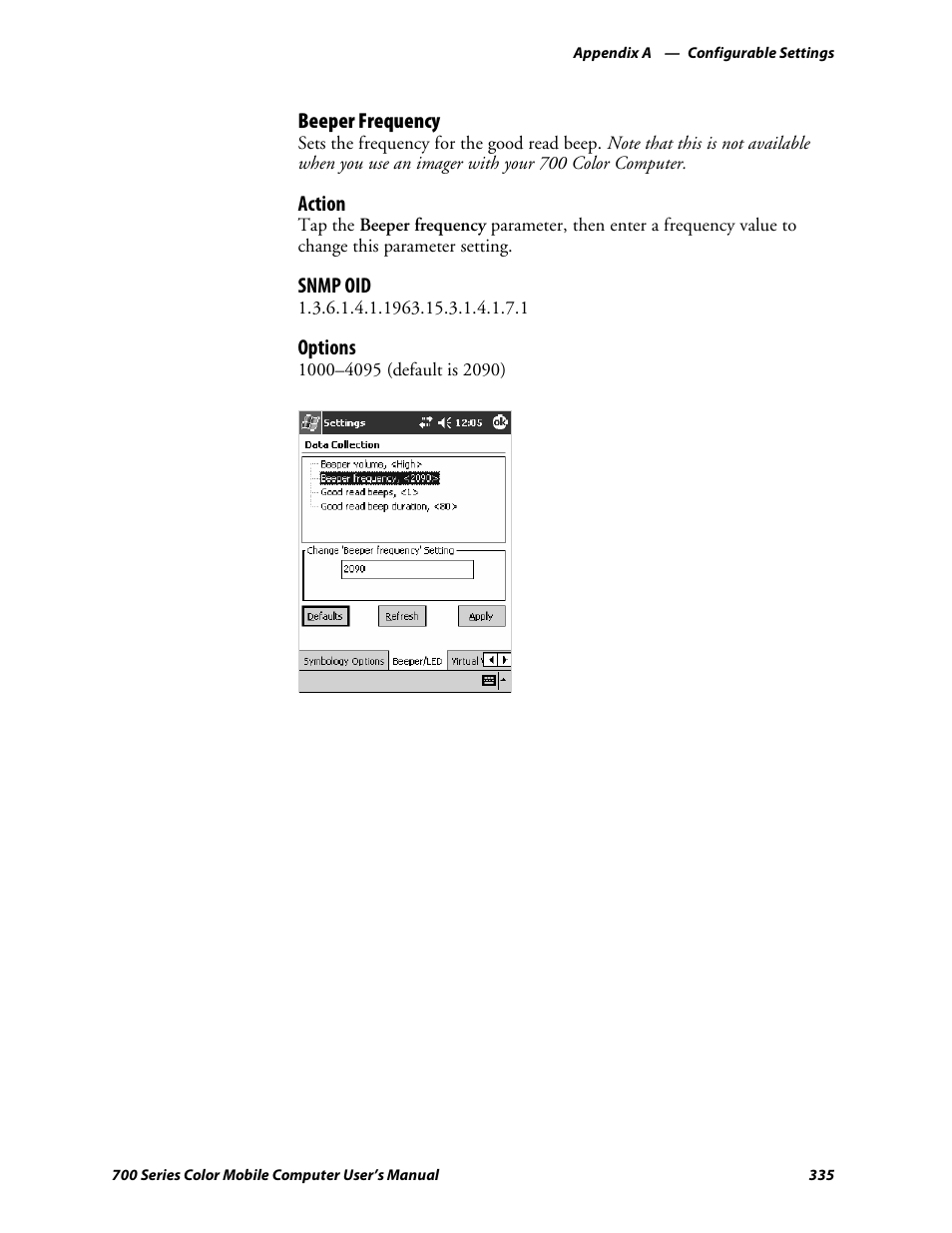 Intermec 700 User Manual | Page 359 / 452