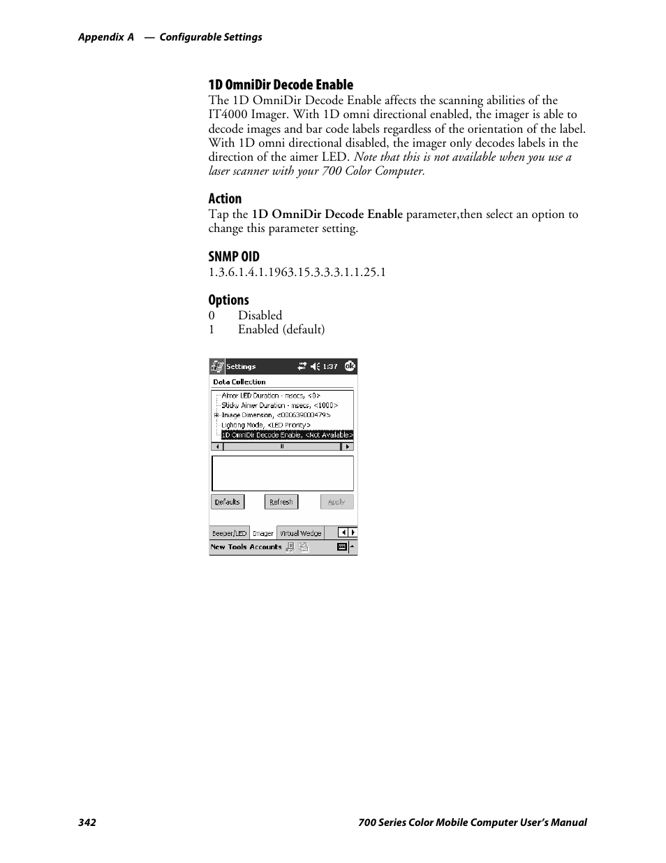 Intermec 700 User Manual | Page 366 / 452