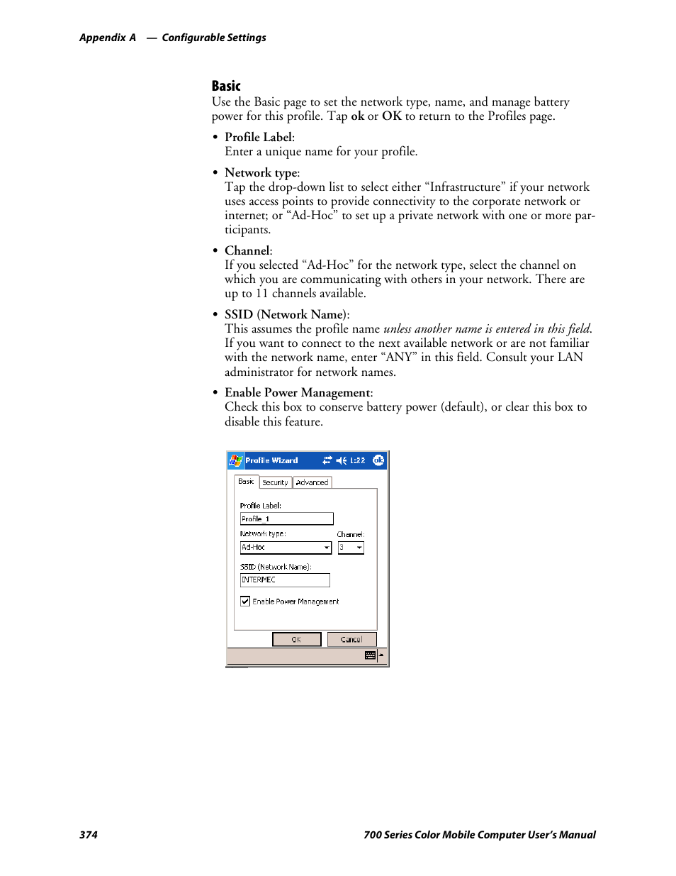 Basic | Intermec 700 User Manual | Page 398 / 452
