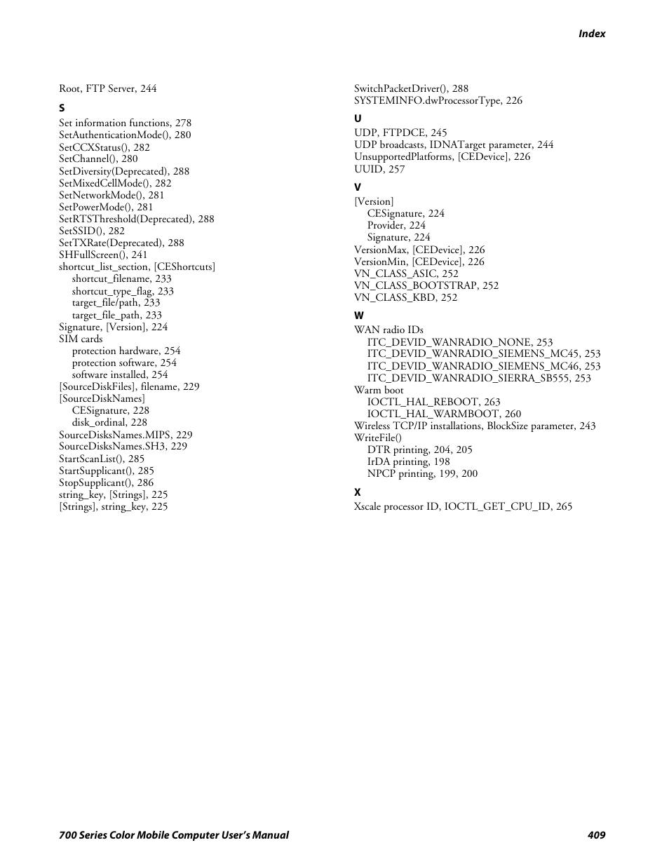 Intermec 700 User Manual | Page 433 / 452