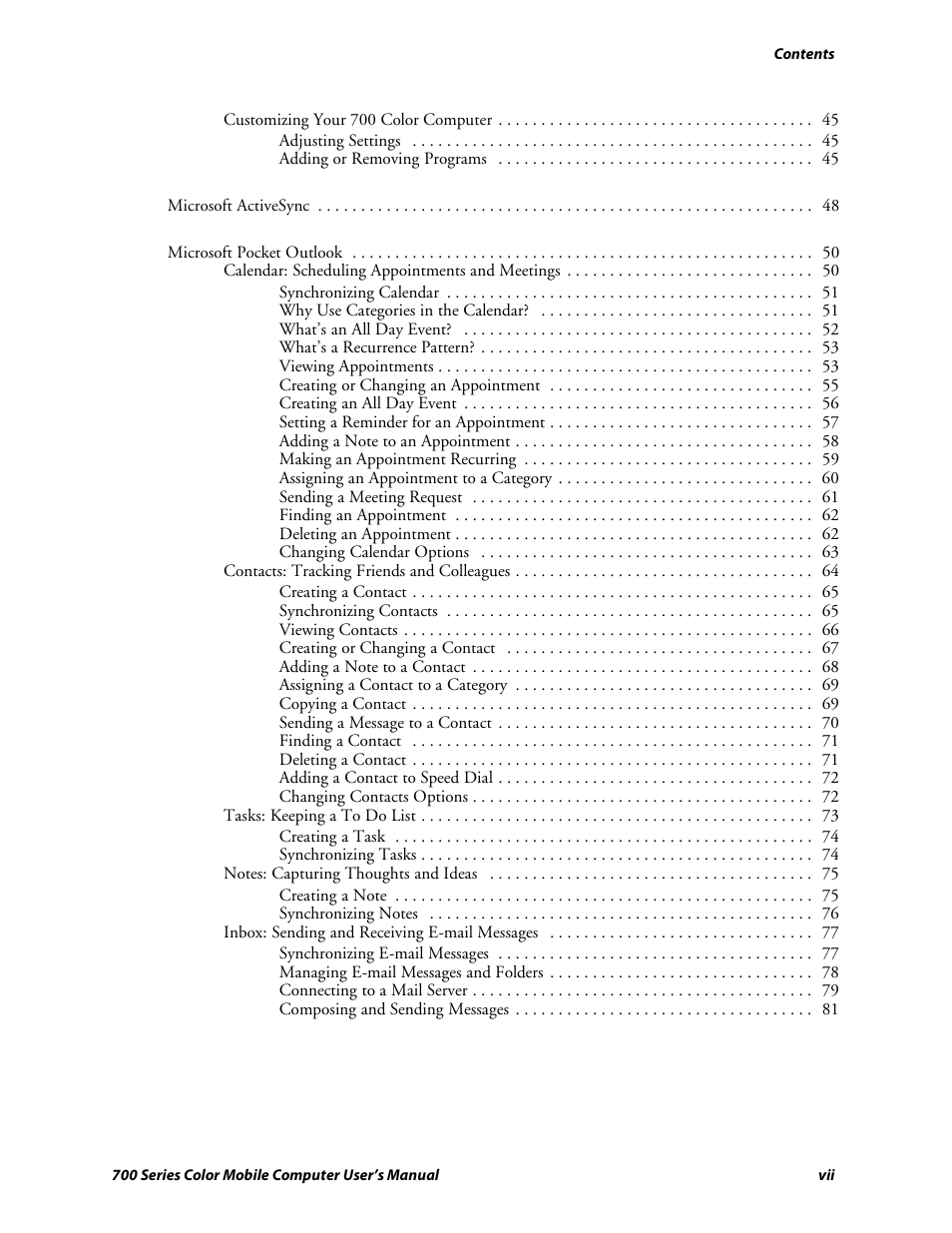 Intermec 700 User Manual | Page 7 / 452