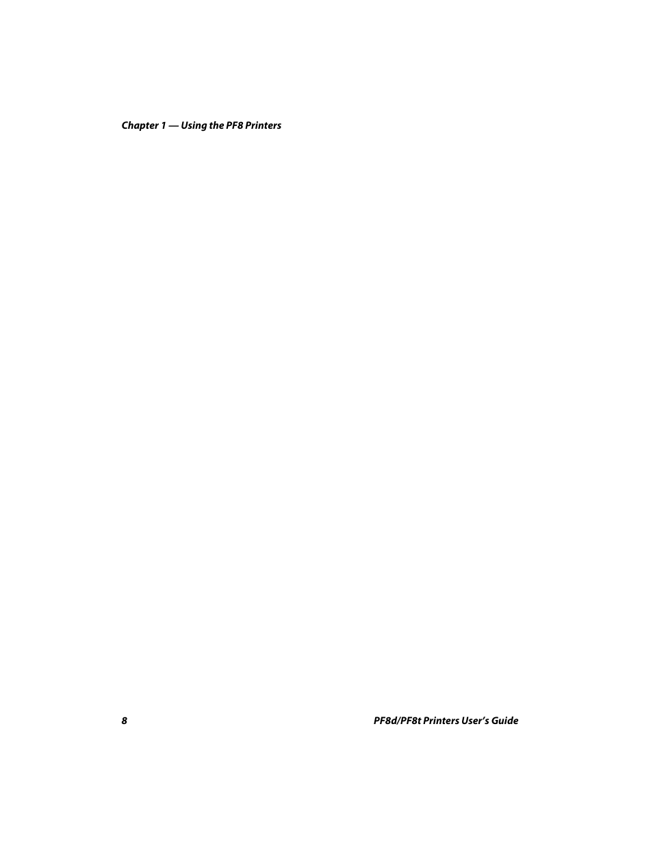 Intermec PF8T User Manual | Page 21 / 68