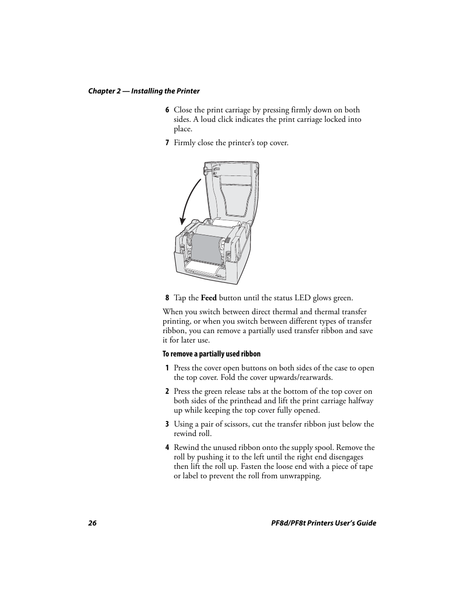 Intermec PF8T User Manual | Page 39 / 68