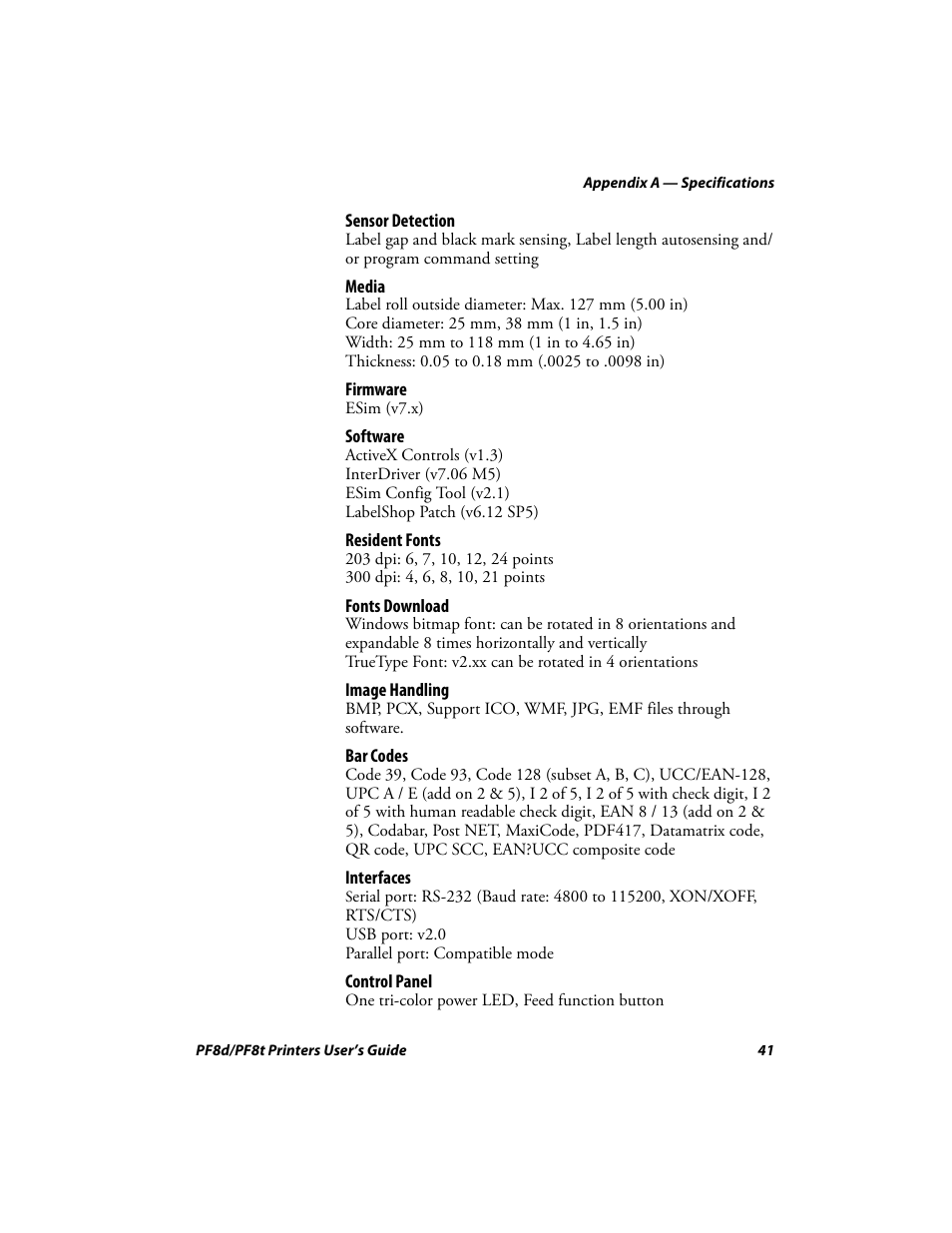 Intermec PF8T User Manual | Page 54 / 68