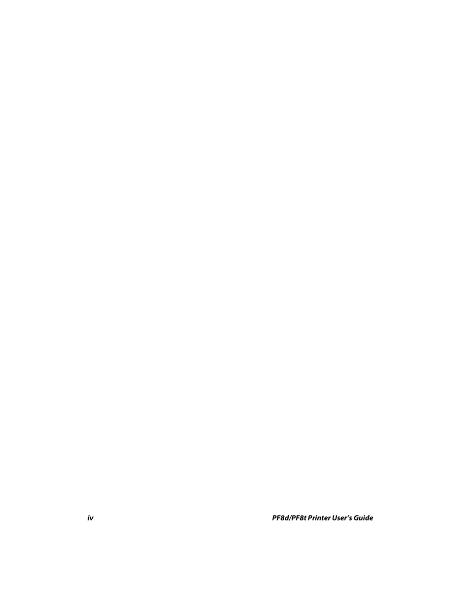 Intermec PF8T User Manual | Page 7 / 68