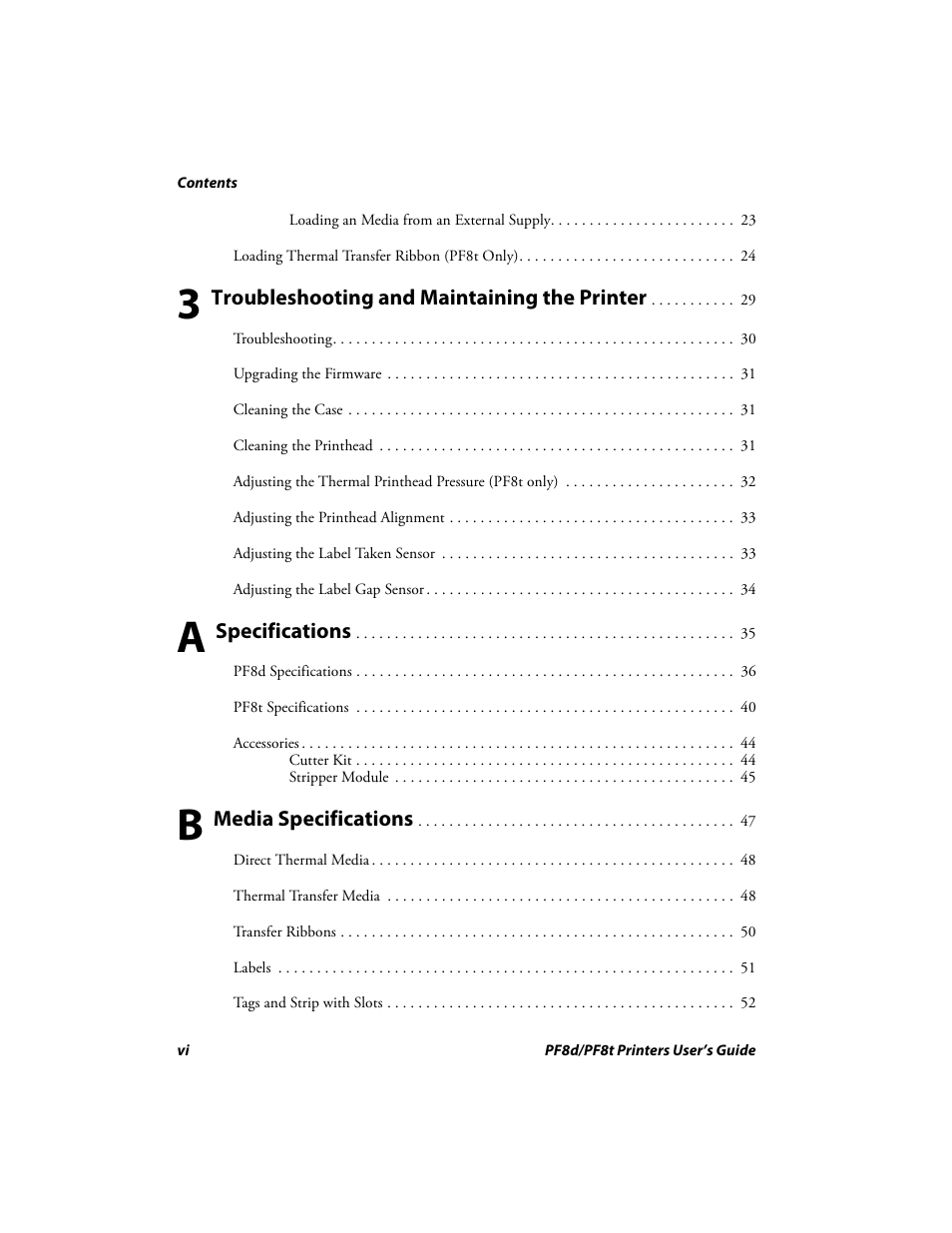 Intermec PF8T User Manual | Page 9 / 68