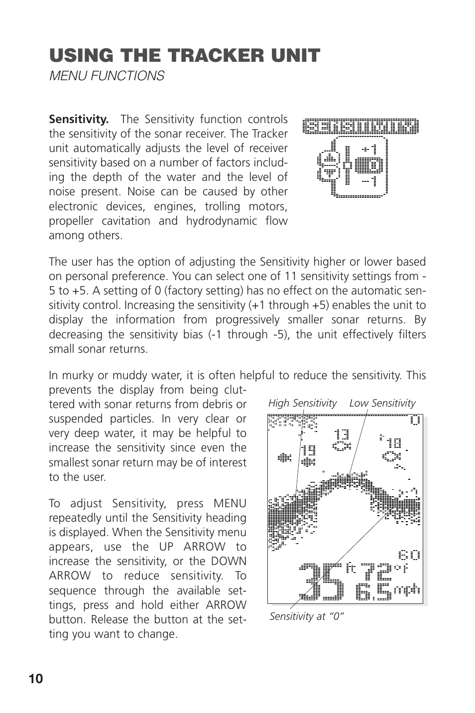 Using the tracker unit | Intermec TRACKER PRO 128 User Manual | Page 12 / 32