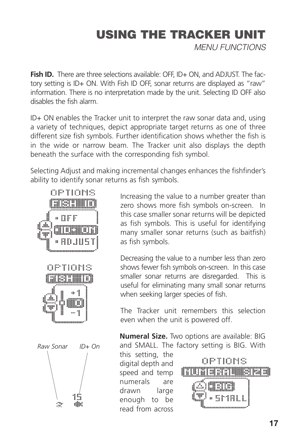 Using the tracker unit | Intermec TRACKER PRO 128 User Manual | Page 19 / 32