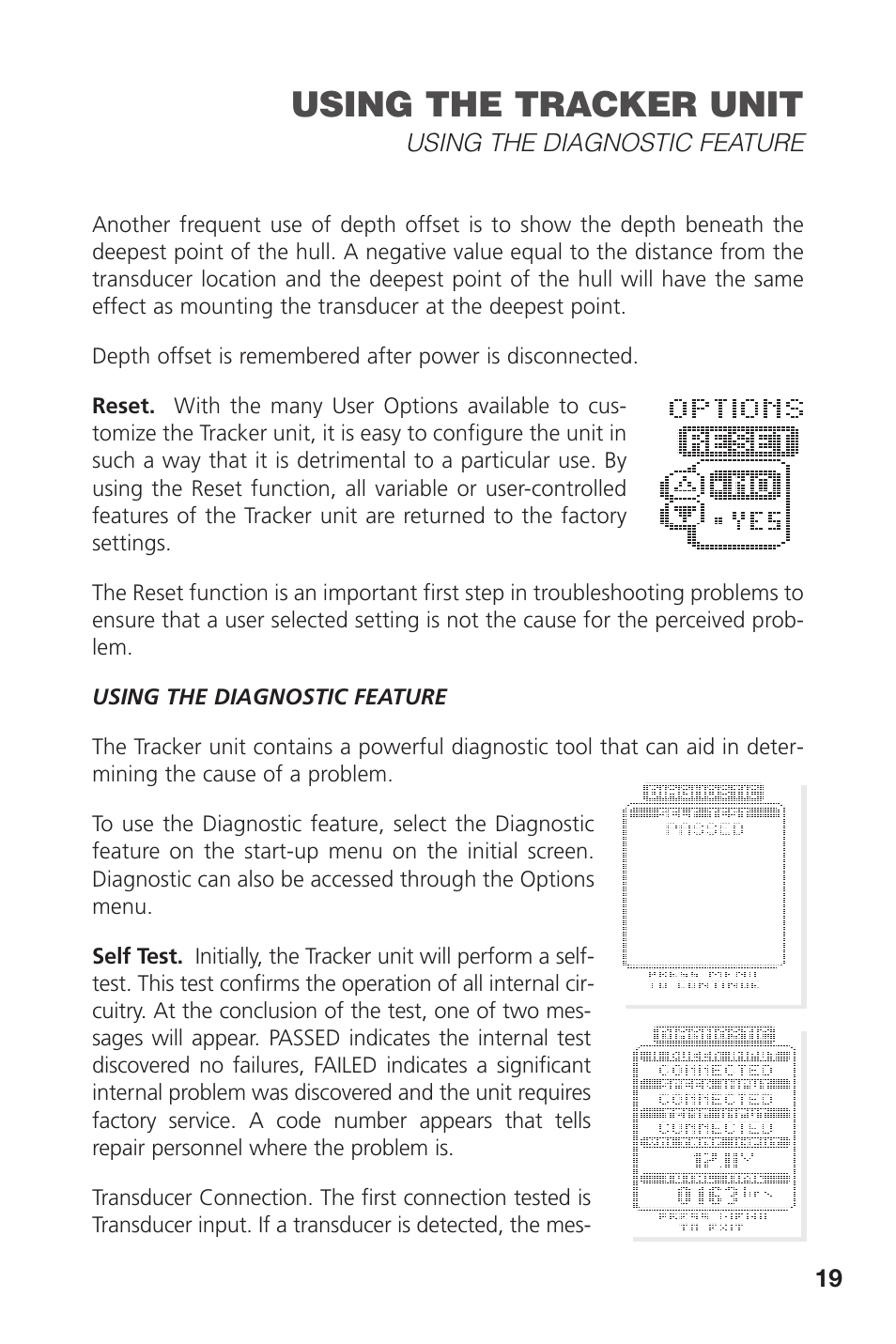 Using the tracker unit | Intermec TRACKER PRO 128 User Manual | Page 21 / 32