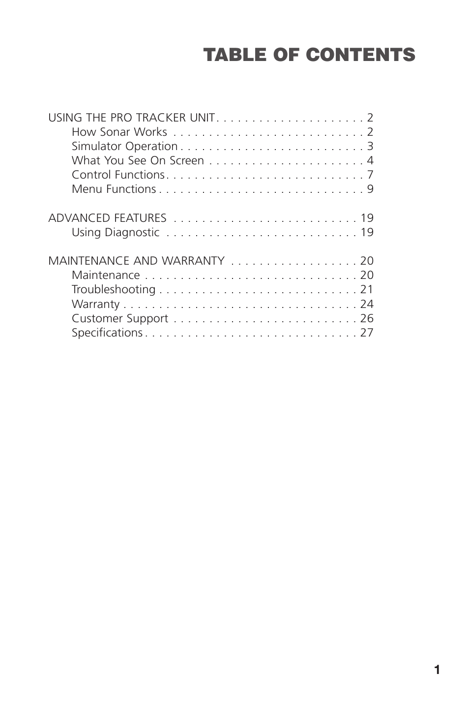 Intermec TRACKER PRO 128 User Manual | Page 3 / 32