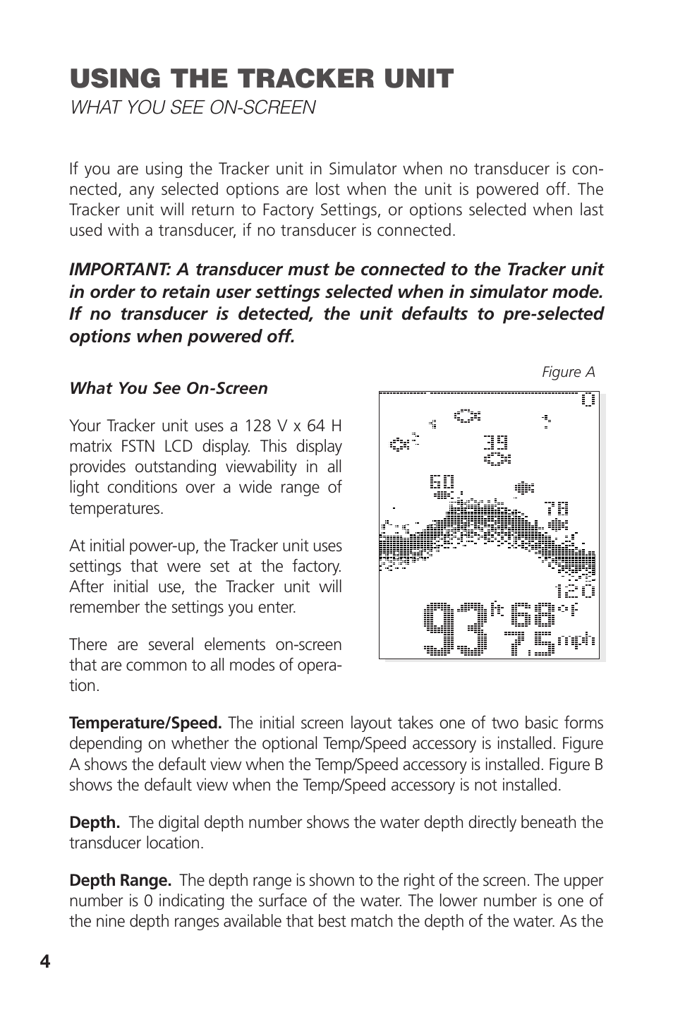 Using the tracker unit | Intermec TRACKER PRO 128 User Manual | Page 6 / 32