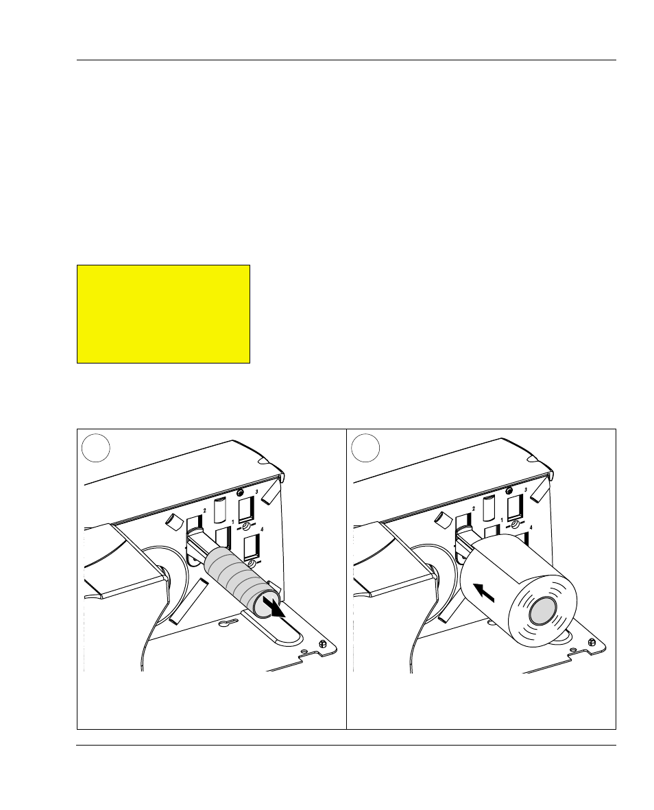 Tear-off with quick-load, Tear-off with quick-load (straight-through) | Intermec F4 User Manual | Page 24 / 83