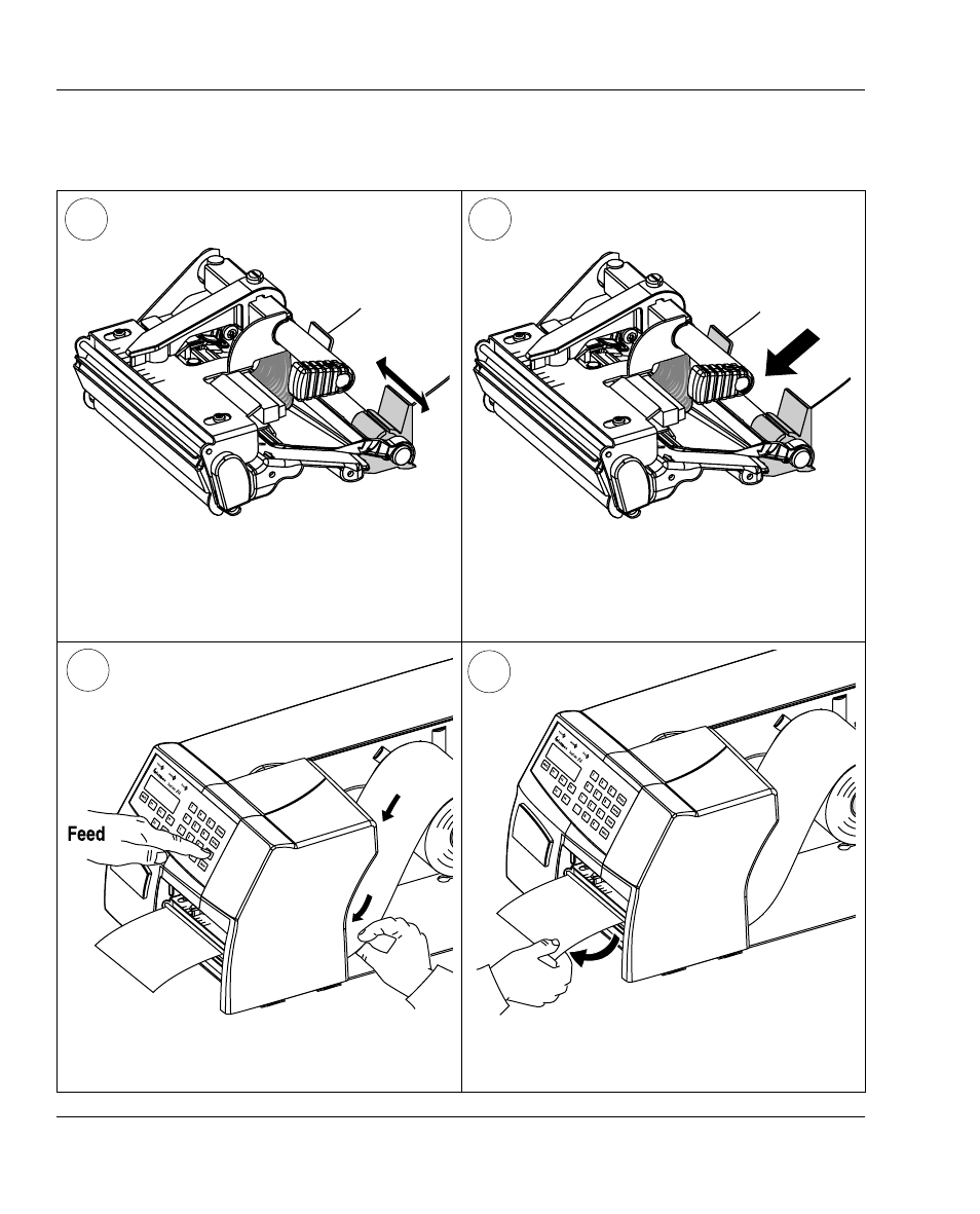 Tear-off with quick-load, cont | Intermec F4 User Manual | Page 25 / 83