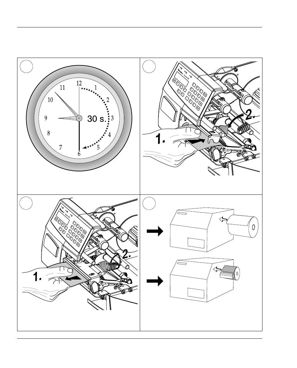 Printhead cleaning, cont | Intermec F4 User Manual | Page 53 / 83