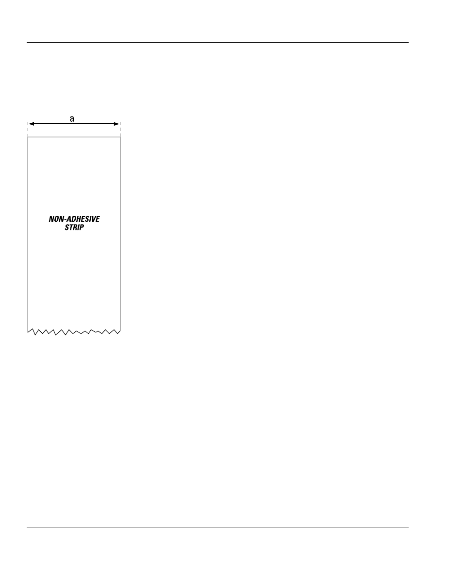 Media, Non-adhesive strip | Intermec F4 User Manual | Page 67 / 83