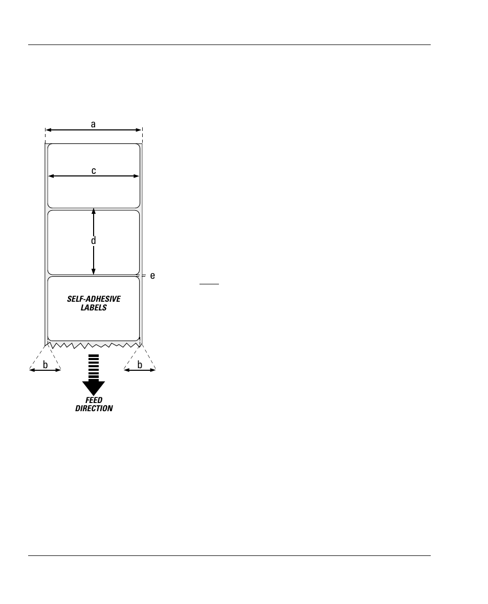 Self-adhesive labels, Media, cont | Intermec F4 User Manual | Page 69 / 83