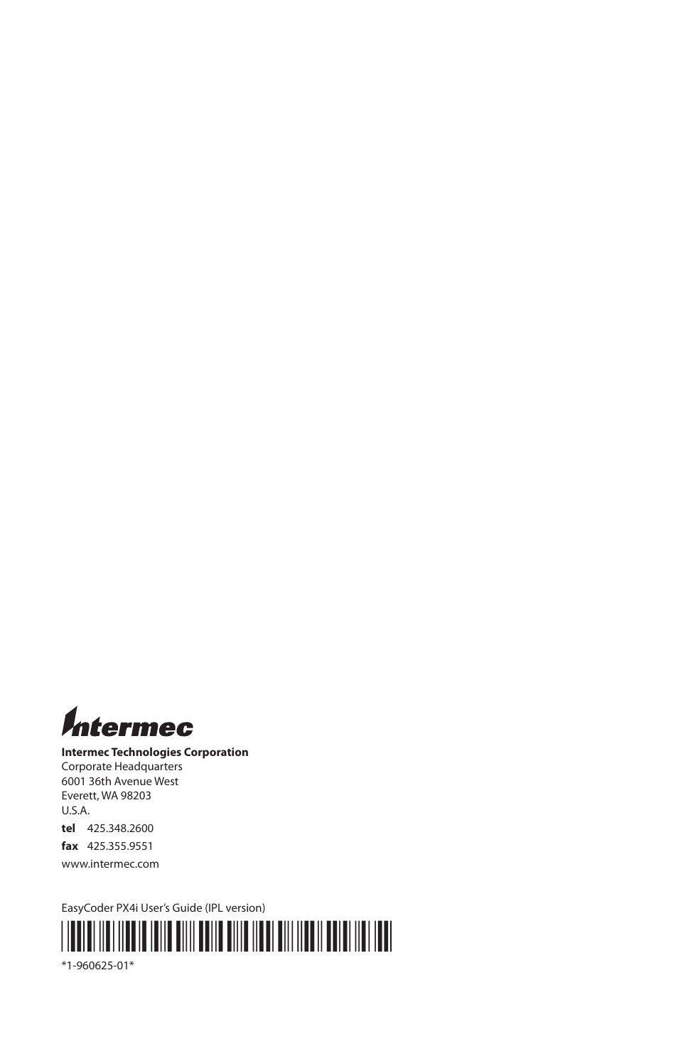 Intermec PX4I User Manual | Page 136 / 136