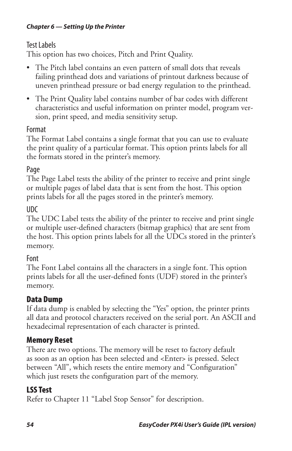 Intermec PX4I User Manual | Page 68 / 136
